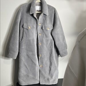 Rebecca Minkoff Gray Pea Coat Jacket NWT